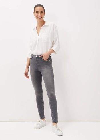 Phase Eight Aida Skinny Jeans Grey USA | 0756981-CE